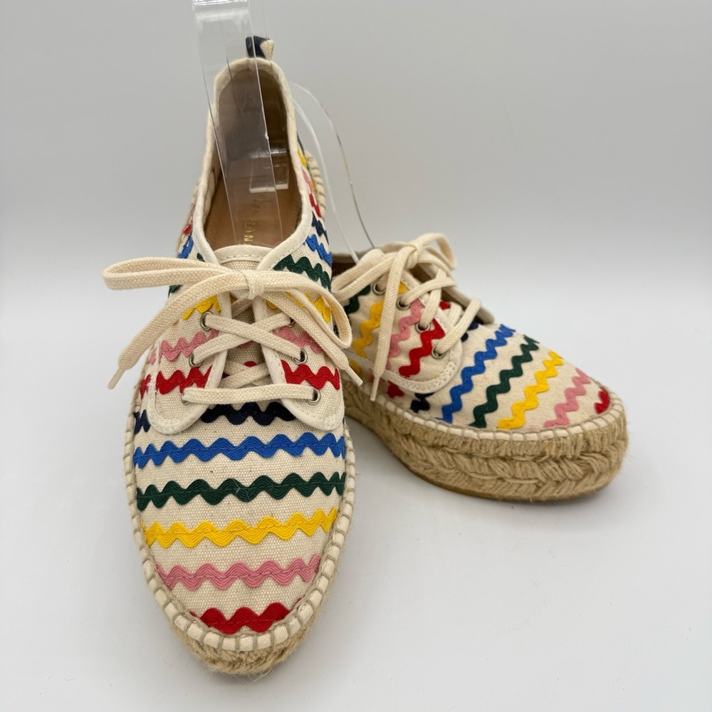 Loeffler Randall Alfie Espadrille Sneakers 38 Rainbow